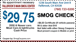 Fallbrook-Smog-Coupon