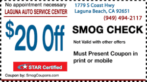 Smog-Coupons-Laguna-Beach