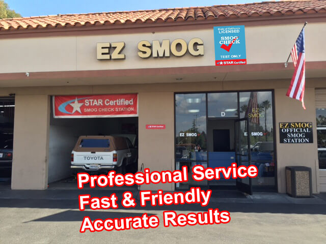 Smog check test center in Lake Forest Orange County